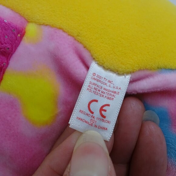 Ty Squish A Boo Fantasia Unicorn Stuffed Animal Plush Soft Toy Pillow 10 inches - Picture 6 of 8